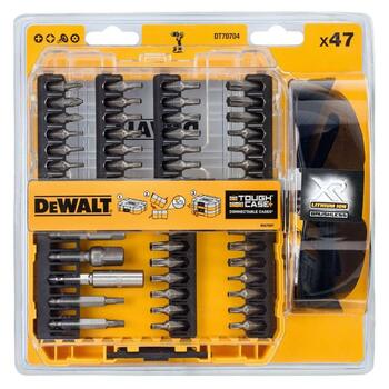 Skrūvgriežu uzgaļu komplekts Screw Driving Set 47 gab. DT70704-QZ DEWALT (DT70704-QZ)