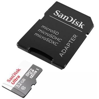MEMORY MICRO SDHC 32GB UHS-I/SDSQUNR-032G-GN3MA SANDISK (SDSQUNR-032G-GN3MA)