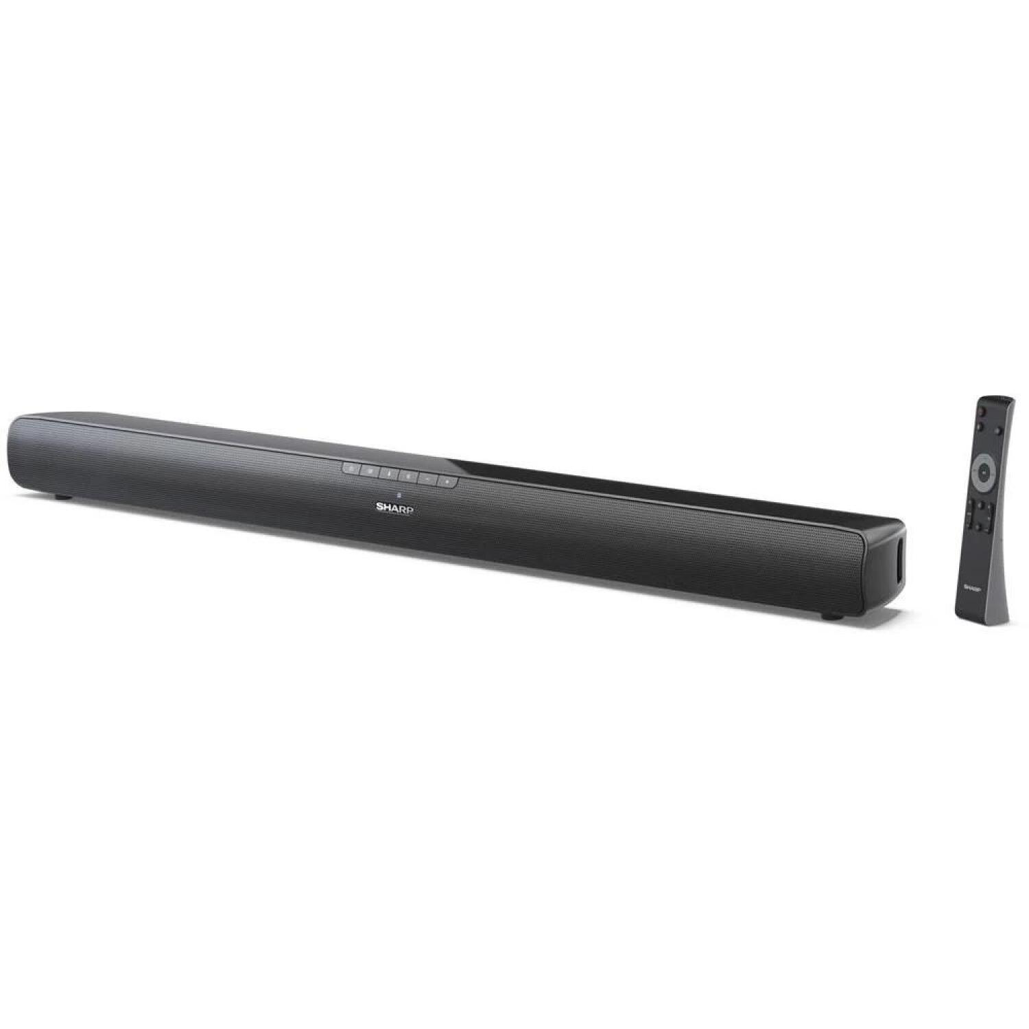 Sharp Звуковая панель HT-SB100, 75Вт, 80см, HDMI ARC/CEC, AUX, Bluetooth, USB, Гладкий черный (HT-SB100)