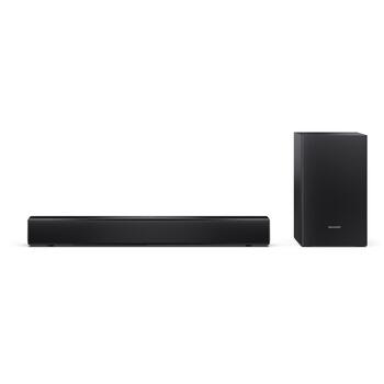 Sharp Компактная 2.1 Звуковая панель с беспроводным сабвуфером HT-SBW121, 240 Вт, Bluetooth, беспроводное соединение, черный (HT-SBW121)