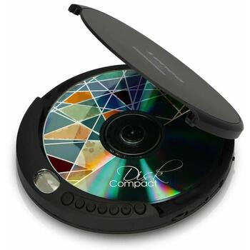 Lenco MP3 pārnēsājams CD atskaņotājs ar triecienizturīgu aizsardzību, melns (CD-200)