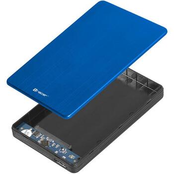 Tracer HDD корпус TRAOBD46398, 2.5 дюйма, 6 Gb/s, алюминий, LED индикатор, USB 3.0 (TRAOBD46398)