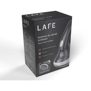 Lafe Тканевый бритва LintXpert LAFGOL47670, перезаряжаемый, черный/серый, аккумулятор, 2 × Ni-MH 400 мАч, нержавеющая сталь (LAFGOL47670)