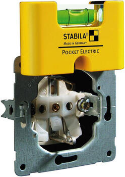 Magnētisks līmeņrādis Pocket Electric ar jostas klipsi 7cm 1mm/m, 18115, Stabila (18115&STAB)