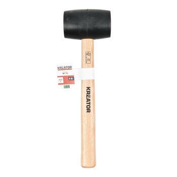 Kreator Gumijas āmurs KRTH90601, 450g, 260mm, FSC sertificēts koks, ergonomisks rokturis, gumijas galva (KRTH90601)