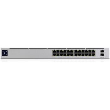 Ubiquiti Коммутатор USW-Pro-24-POE, 24xRJ-45, 16x802.3at PoE+, 8x802.3bt PoE++, 2x10G SFP+, 10/100/1000 Mbps, управляемый (USW-PRO-24-POE)