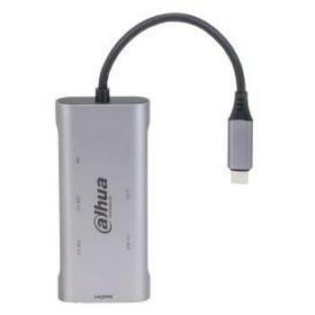 Dahua TC37 адаптер, 1 HDMI, 1 USB-C, 3 USB 3.0, 1 слот для SD-карт, 10 Гбит/с, 100 Вт зарядка (TC37)