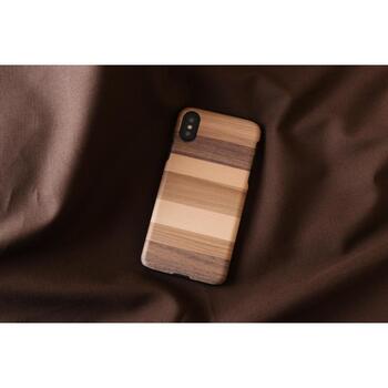Man&Wood Чехол M8011B, 73x143x9.8mm, 20g, натуральное дерево, поликарбонат, 5.8'' (M8011B)
