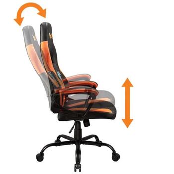 Subsonic Игровое кресло SA5642-D2_2410, 44-54см, 66-76см, 119-129см, 120кг, синтетическая кожа, функция качания (SA5642-D2_2410)