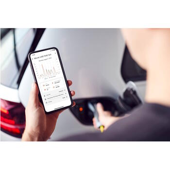 Стационарное настенное зарядное устройство Morek EV, 22 кВт, 32 А, Type 2, 3 фазы, кабель 6,5 м, чёрный (MEV22DREWN6T2)