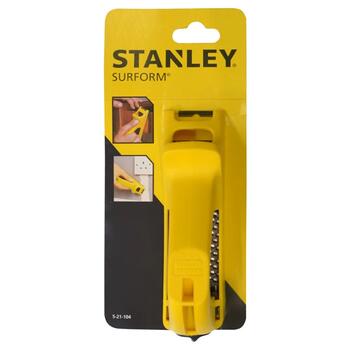 Рубанок Stanley 5-21-0104, 14 см, 6.5 см, металл, пластик, быстрая замена лезвия, компактный (5-21-104)