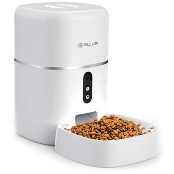Tellur Smart WiFi Barības trauks TLL331461, 4L, 2mm ~ 10mm, līdz 10 porcijām, Ultra HD 2304x1296, nakts redzamība (TLL331461)