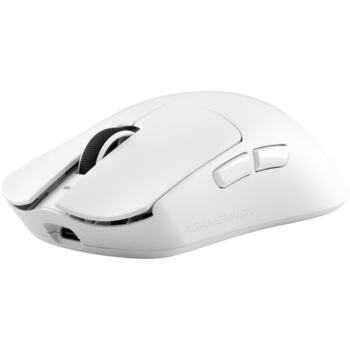 White Shark Игровая мышь AGAMEMNON WGM-9012, 30000 DPI, 8000 Hz, 56 г, 6 кнопок, Оптический сенсор, USB, 2.4 ГГц, Bluetooth, PTFE (AGAMEMNON-W)