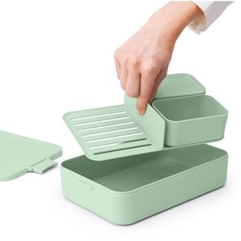 BRABANTIA Make & Take pusdienu kārba, bento, jade green (203527)