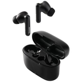 Panasonic Беспроводные наушники RZ-B110WDE-K, 6ч, Bluetooth 5.3, 10мм, IPX4, стерео, 20-20000Гц, встроенный микрофон (RZ-B110WDE-K)