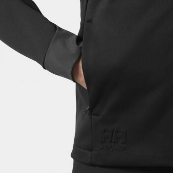 Helly Hansen толстовка с капюшоном 79232_990-XL, XL, 100% полиэстер, молния YKK, нагрудный карман, два передних кармана (79232_990-XL)