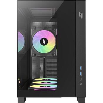 Gamemax korpuss NEX C33 BK, Micro ATX, 5 paplašināšanas sloti, 1x3.5