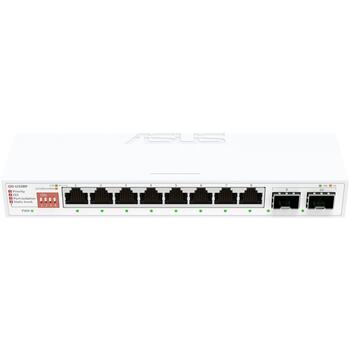 Asus QG-U1080, 8-портовый 2,5G и 2-портовый 10G SFP+ неуправляемый коммутатор, 8 x 2,5GBase-T + 2 x 10G SFP+, белый (90IG0A00-MO3B00)