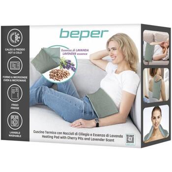 Beper Тепловой пояс C302AAC003, 50 × 18 × 2 см, хлопковый чехол, вишневые косточки, можно нагревать, можно стирать (C302AAC003)