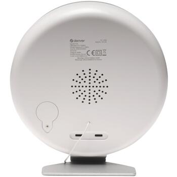 Denver будильник CRL-342 111131010030, FM радио, 300г, LED дисплей, USB-C, CR2032, функция будильника (111131010030)