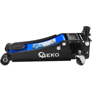 Geko Низкопрофильный домкрат G02187, 3T, 85mm, 430mm, два поршня, резиновые накладки 2 шт. (G02187)