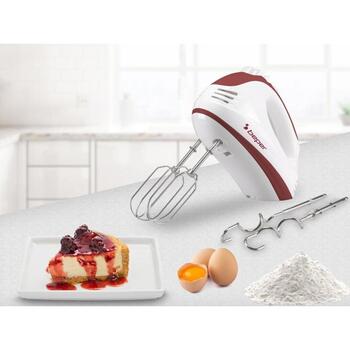 Beper Миксер P102SBA101, 300 Вт, 5 скоростей, турбо режим, стальные насадки, можно мыть в посудомоечной машине (P102SBA101)