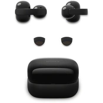 Sony LinkBuds WF-LC900 Clip беспроводные наушники, 9ч, 37ч с зарядным кейсом, Bluetooth 5.3, IPX4, открытый тип (WFLC900B.CE7)