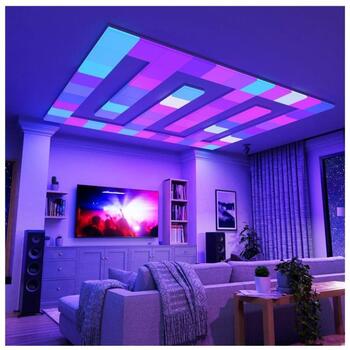 Nanoleaf Sky Light Стартовый комплект МОДЕЛЬ NF083K02-3SL, 16Вт, 1400лм, 2700-6500K, 3 панели, Wi-Fi, белый, диммируемый (NF083K02-3SL)