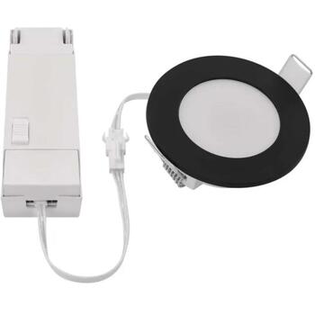 Emos LED прожектор LORI ZV1164, 4,5 Вт, 345 лм, IP65, 110°, 2700/4000 K, черный, встраиваемый (ZV1164)