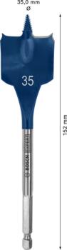 Spalvurbis ar centrējošo smaili, 35x152 mm, Urbjmašīnām/skrūvgriežiem, triecienurbjmašīnām/triecienskrūvgriežiem EXPERT SELF CUT SPEED LĀPSTVEIDA URBIS, 2608900327, BOSCH (2608900327)