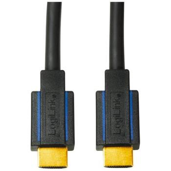 LogiLink CHB005 HDMI kabelis, 3 m, HDMI A tipa vīriešu savienotāji, 4K 60Hz, HDR, 18 Gbit/s, melns (CHB005)