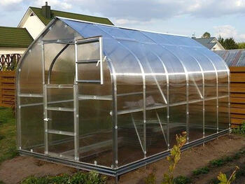 Теплица КЛАСИКА СТАНДАРТ 15 - 2,5х6м - поликарбонат 4мм KLASIKA GREENHOUSE (4779037490271)