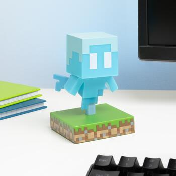 Paladone Minecraft Allay Icon Light PP12709MCF, 11см, синий, LED, настольная, официально лицензированная (PP12709MCF)