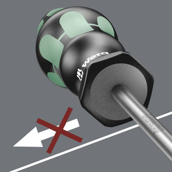 Skrūvgriezis 810/1 uzgaļu turētājs ar fiksējošo gredzenu 1/4 x 120 mm 05051005001 WERA (05051005001)