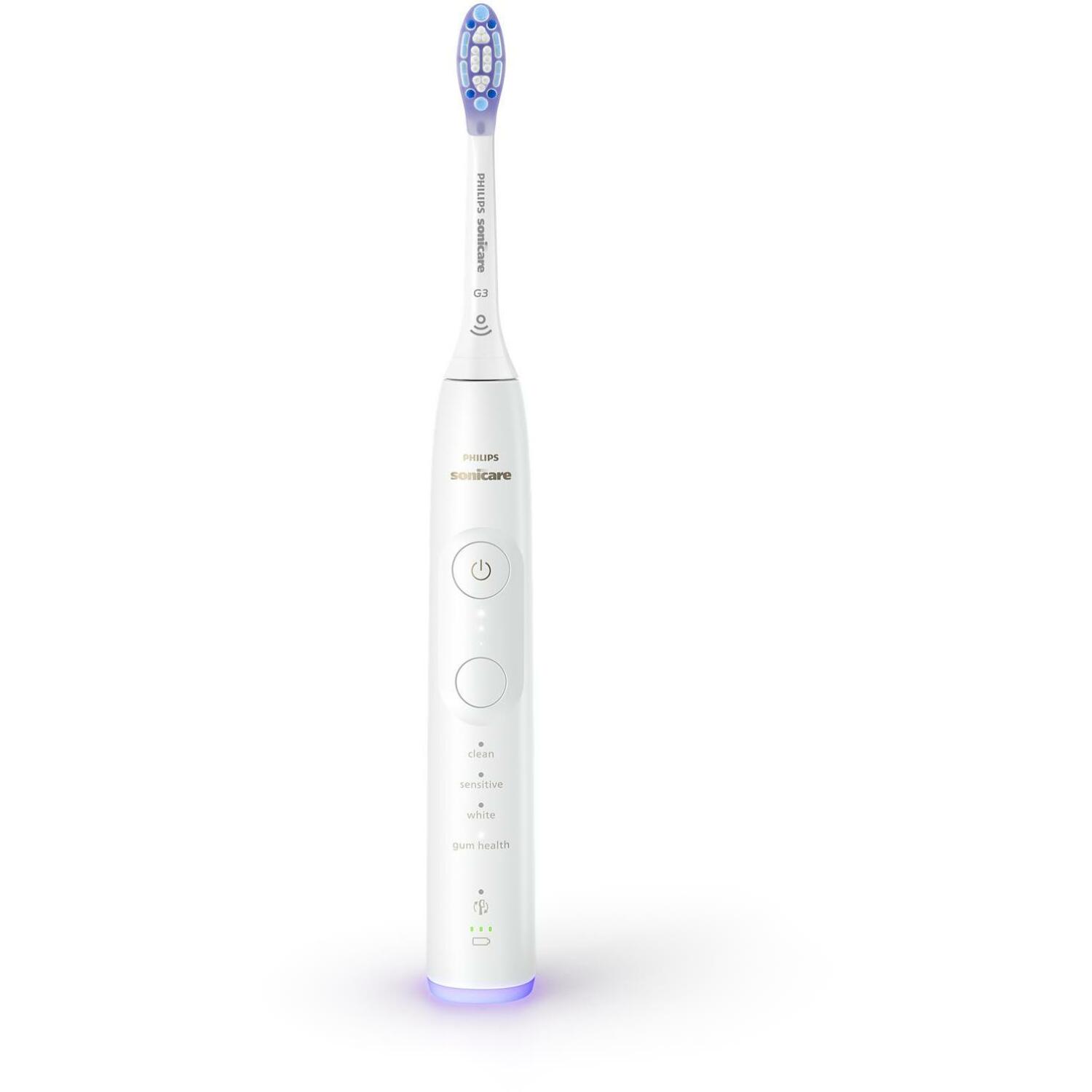 Philips Elektriskā zobu birste HX7420/01 62000 pulsācijas/min, 4 režīmi, 3 intensitātes, 21 dienas akumulatora darbības laiks (HX7420/01)