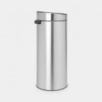 Brabantia Touch Bin 115349, 30л, Matt steel, мусорное ведро, открывание касанием, съемная внутренняя корзина (115349)