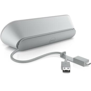 Dell Динамик SP3022/520-AAVQ USB-C 1, USB 2.0 1, Частота 90Hz-20KHz, Встроенный микрофон, Регулировка громкости (520-AAVQ)