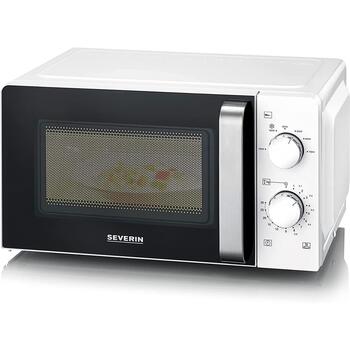 Severin MW 7885 микроволновая печь, 7885-000, 17л, 700Вт, 6 уровней, таймер, разморозка, эмалированная камера, белый (7885-000)