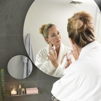 Homedics MDA-100RGA Radiance, ādas vakuuma mikrodermabrāzija, 5 min, 4 līmeņi, 50 filtri, Rose Gold, IR gaisma, CE, WEEE (MDA-100RGA)