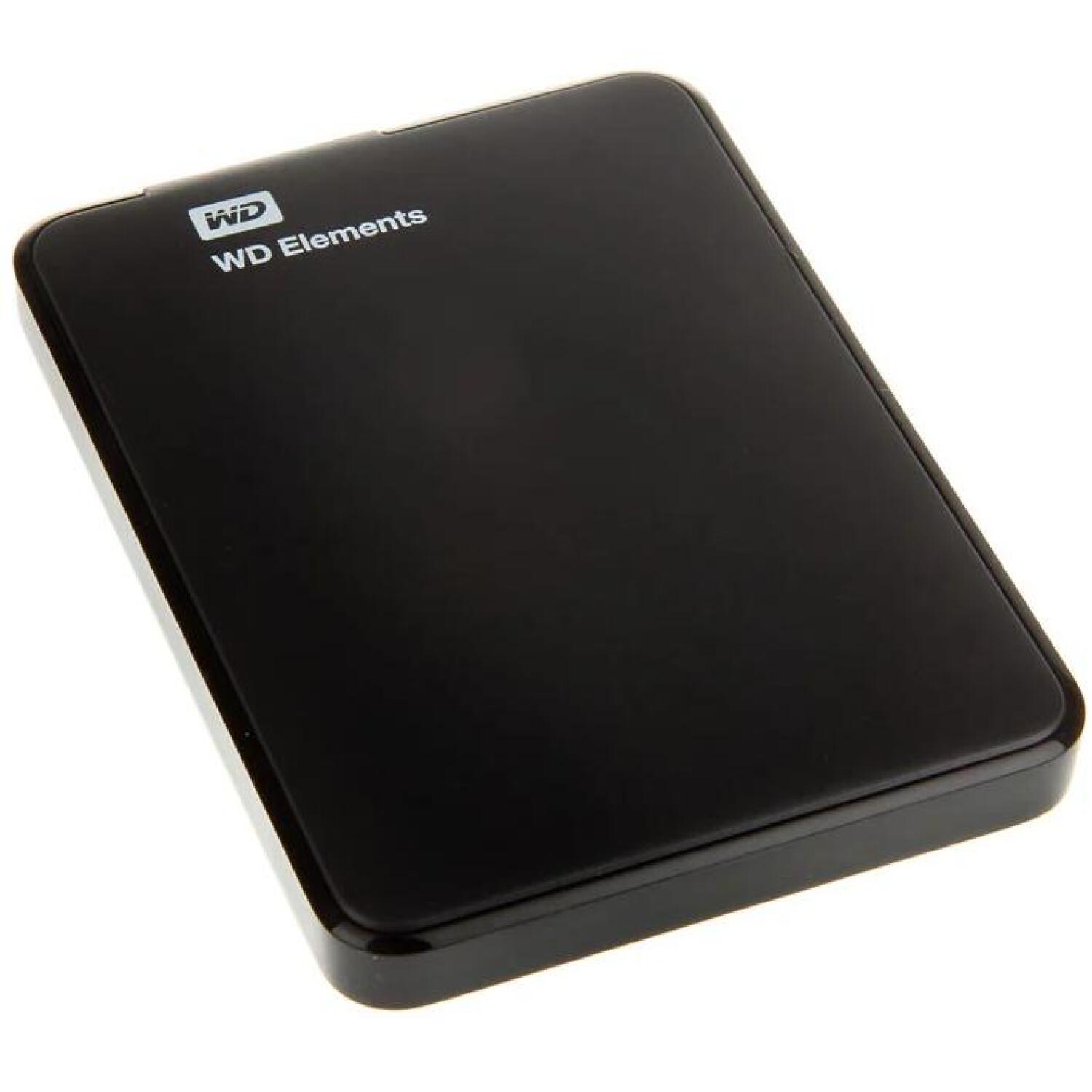 WD Elements portatīvais cietais disks, WDBUZG0010BBK-WESN, 1TB, 2.5