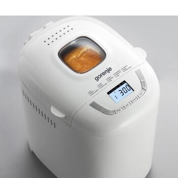 Хлебопекарная машина мощностью 550 W, с 15 программами и LCD-дисплеем BM910WII Белый Gorenje (BM910WII)