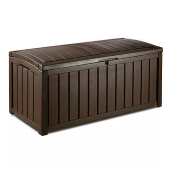 Keter Glenwood Storage Box 390L коричневый, 29193522590, 390L, 128x65x61cm, 13.15kg (29193522590)