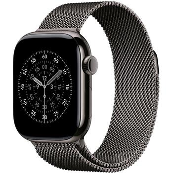 Apple 42mm Slate Milanese Loop MGJ14ZM/A, 130-180mm, PVD покрытие, предназначен для смарт-часов (MGJ14ZM/A)