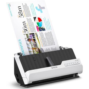 Epson компактный настольный сканер DS-C330 B11B272401, 600 dpi, 3500 сканирований/день, автоматическое дуплексное сканирование (B11B272401)