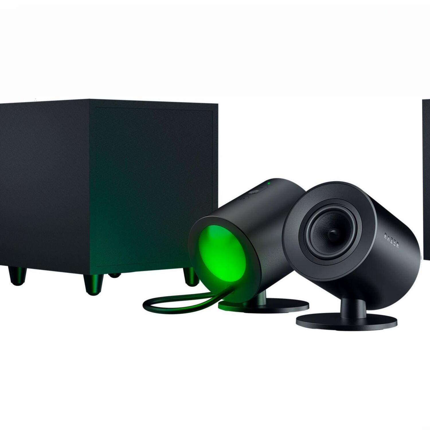Razer игровая акустическая система Nommo V2 RZ05-04750100-R3G1, 2.1-канальная, 40-20000 Гц, Bluetooth 5.3, USB Type C в Type A (RZ05-04750100-R3G1)