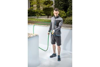 Hogert NISTER техническая толстовка HT5K900-2XL, 2XL, 200 g/m², 100% полиэстер, светоотражающие элементы, эластичные манжеты (HT5K900-2XL)