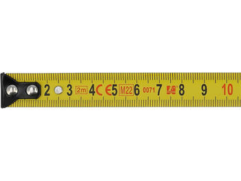 Yato Mērlente YT-71150, 2m, 16mm, tērauds, ABS korpuss, 2 fiksatori, II klase, neilona pārklājums (YT-71150)