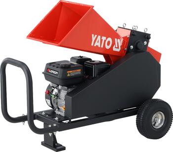 Yato benzīna zaru smalcinātājs YT-86160, 60 mm, 196 cm³, 4.1 kW, 6 asmeņi, 2 m³/h, Loncin dzinējs, 3600 apgr./min, 3.6 l, 0.6 l (YT-86160)
