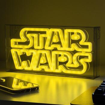 Paladone Star Wars LED Neon Light PP13123SW, 30см, 5В, 1 LED, настольный/настенный, официально лицензированный (PP13123SW)
