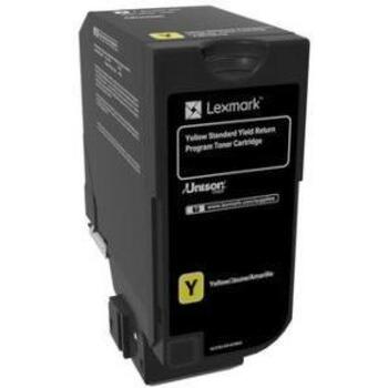Lexmark 74C2SYE тонер-картридж, желтый, лазерный, 7000 стр., совместим с CS725de, CS720de, CX725dthe, CX725de, CS720dte, CX725dhe (74C2SYE)